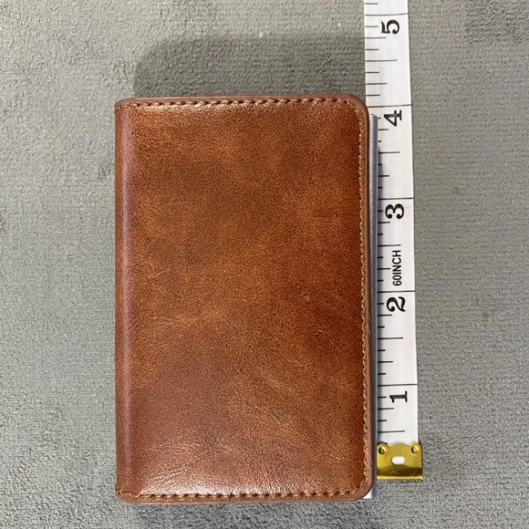 Slim Leather & Metal Card Holder With RFID Blocking For Men - Picture 4 of 4